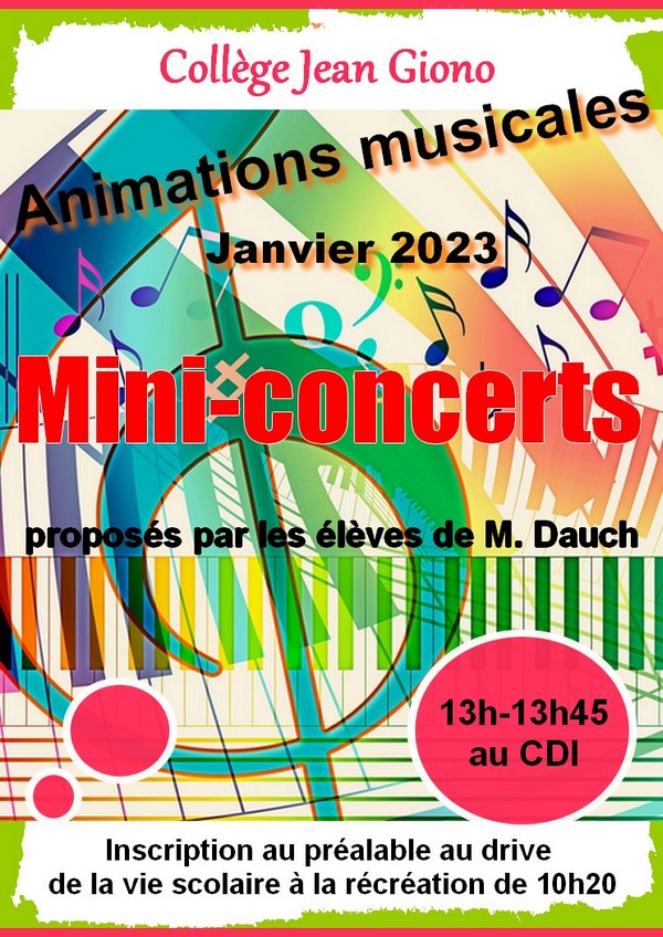 Affiche miniconcerts janvier 2023