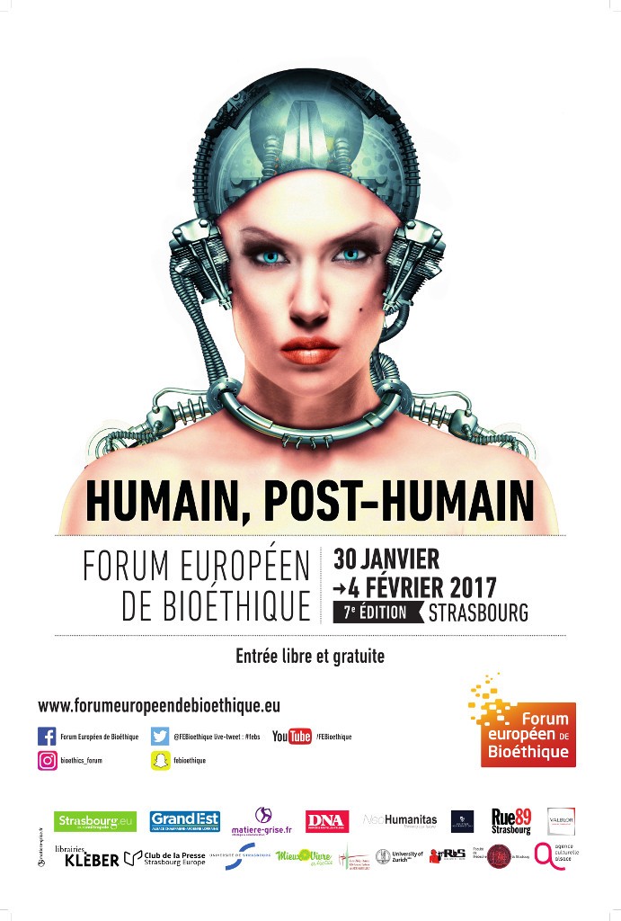 forum europeen bioethique 2017 humain post humain Affiche 02